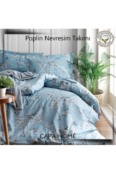 Çapa Home Poplin Nevresim Takımı %100 pamuk